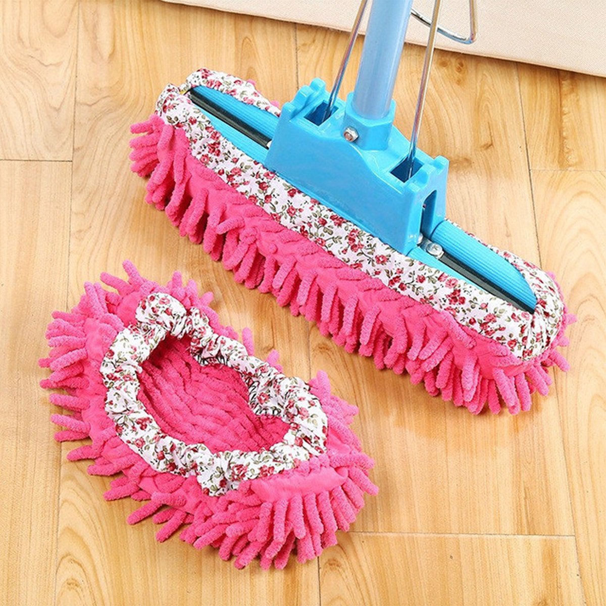 Lazy Maid Quick Mop Slip-On Slippers 3 pairs