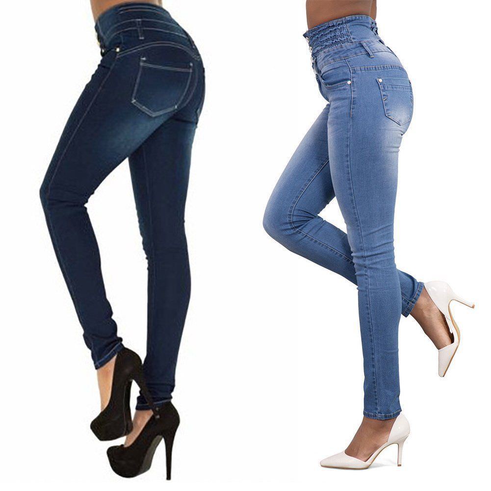 Hot High Quality Wholesale Woman Denim Pencil Pants Top Brand Stretch