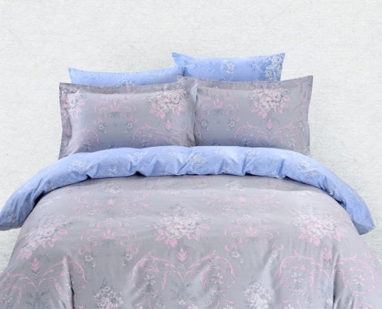 Dolce Mela DM629Q Duvet Cover Sheets Set Lefkada Queen Size Bedding