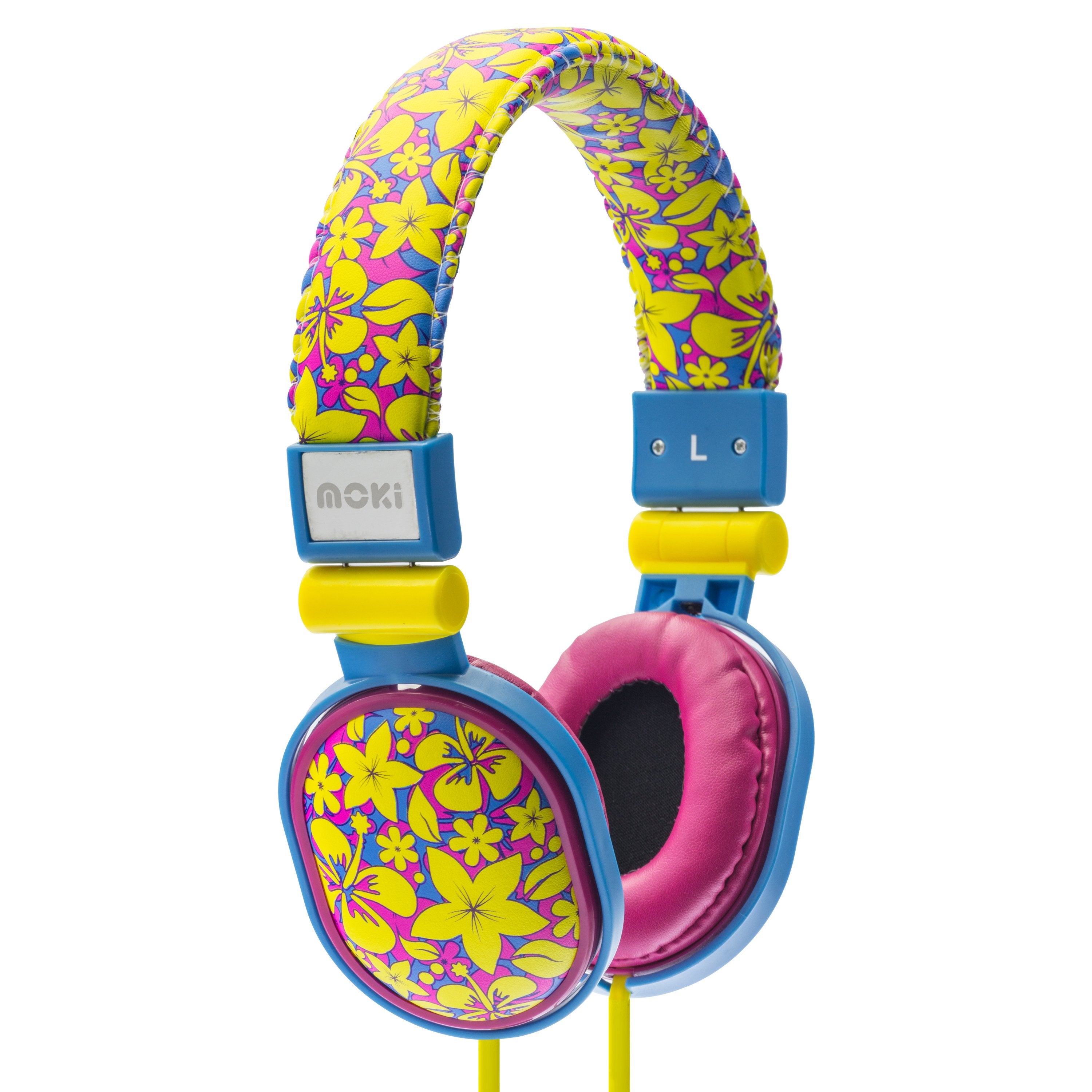 MOKI Poppers - Aloha soft cushioned premium DJ Style headphone