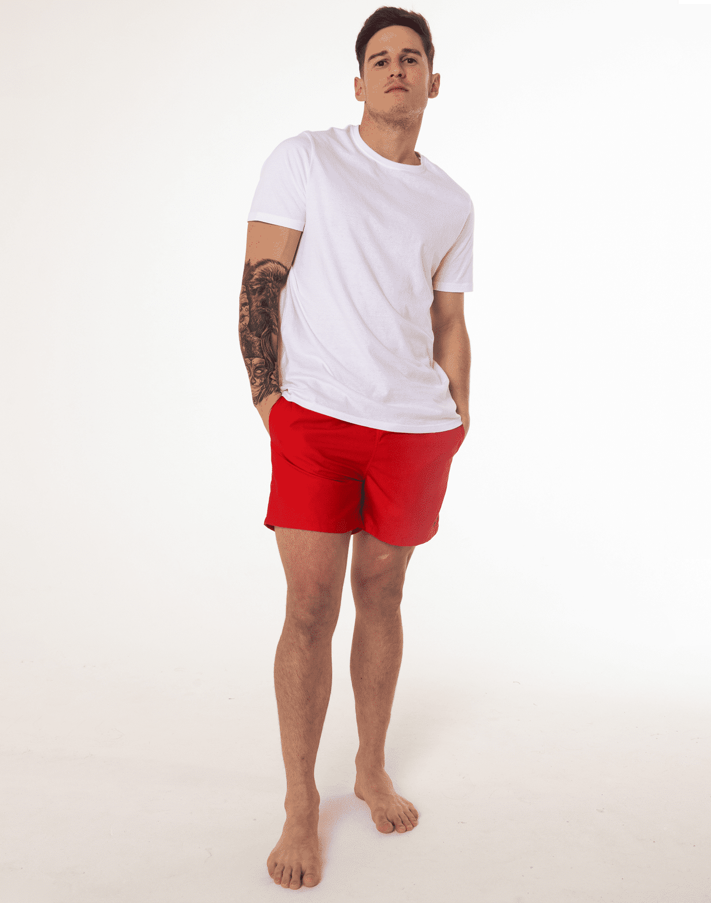 Red Swim Shorts