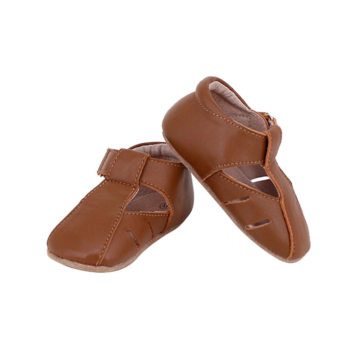 Dakota Baby & Toddler First/Pre Walker Shoes Tan by SKEANIE