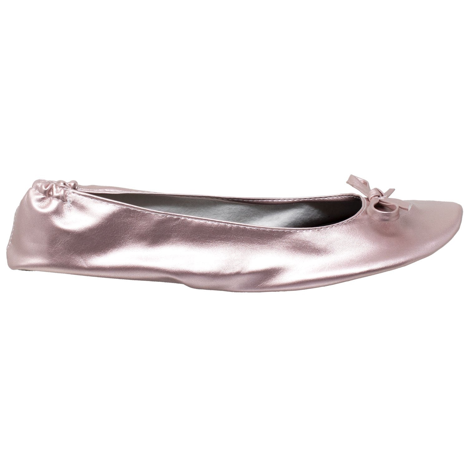 Foldable Ballet Flats Women's Travel Portable Comfortable Shoes Gold