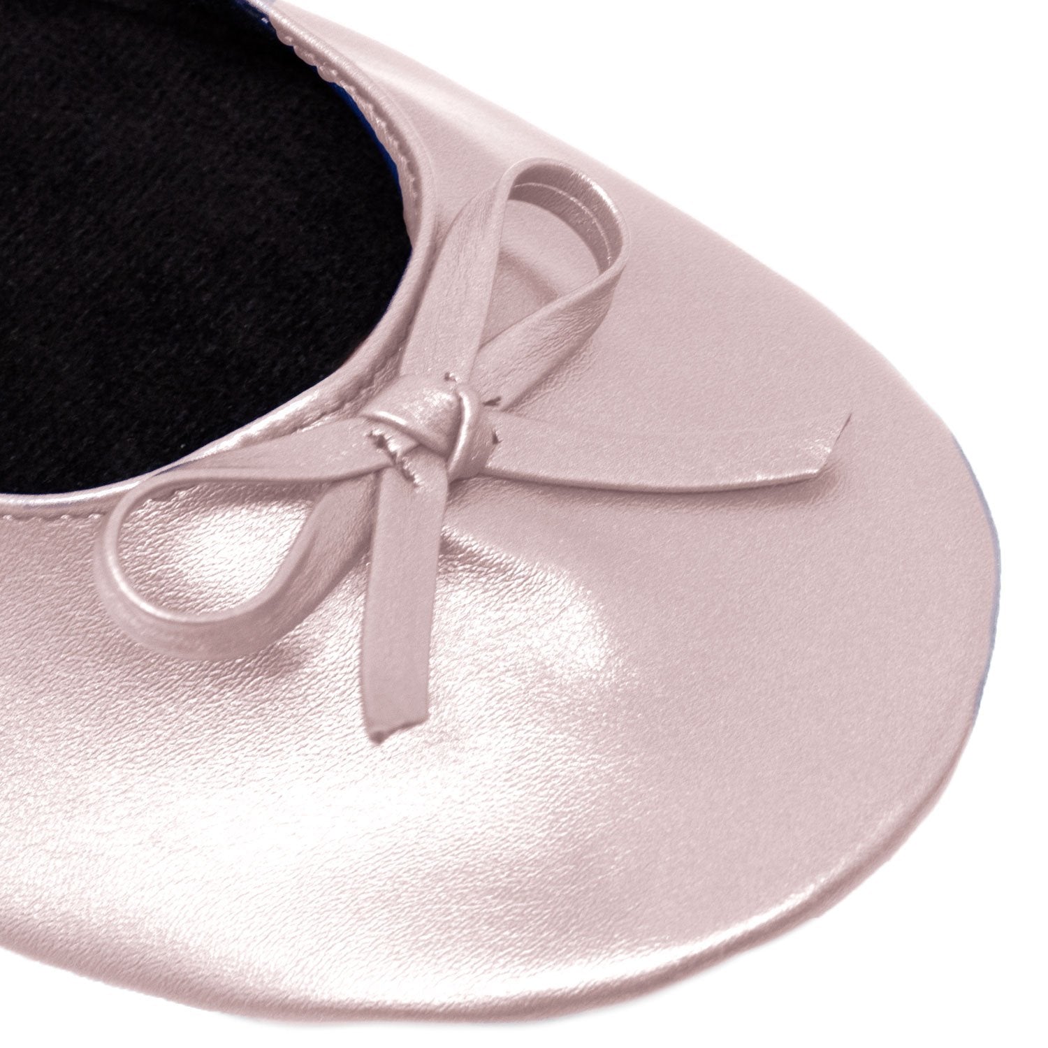 Foldable Ballet Flats Women's Travel Portable Comfortable Shoes Gold