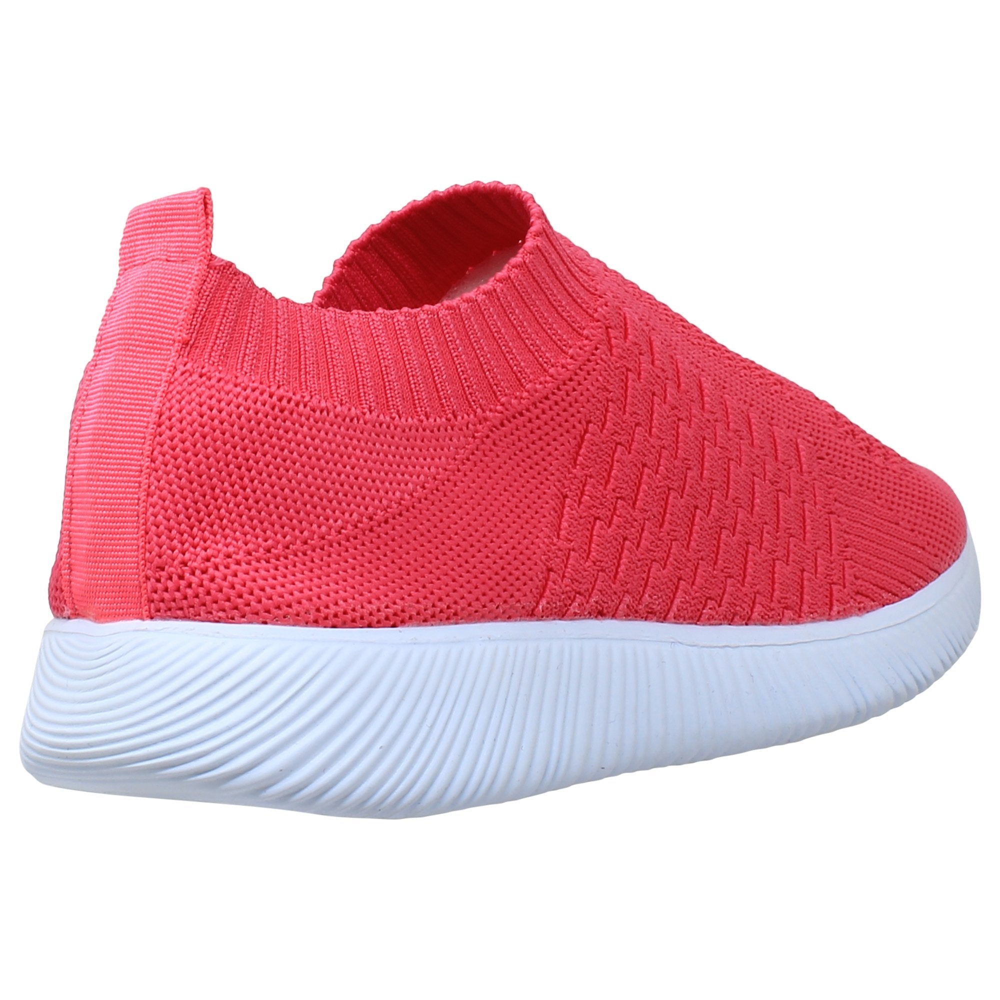 SOBEYO Women's Sneakers Running Shoes Striped Cuff Fuchsia