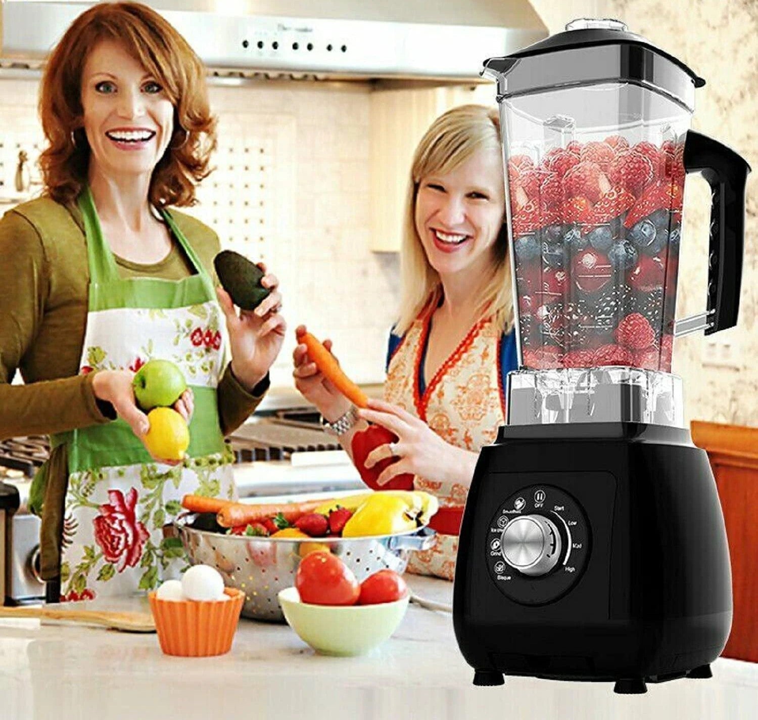 2L Countertop Blender 2000W Fruit Smoothie Blender