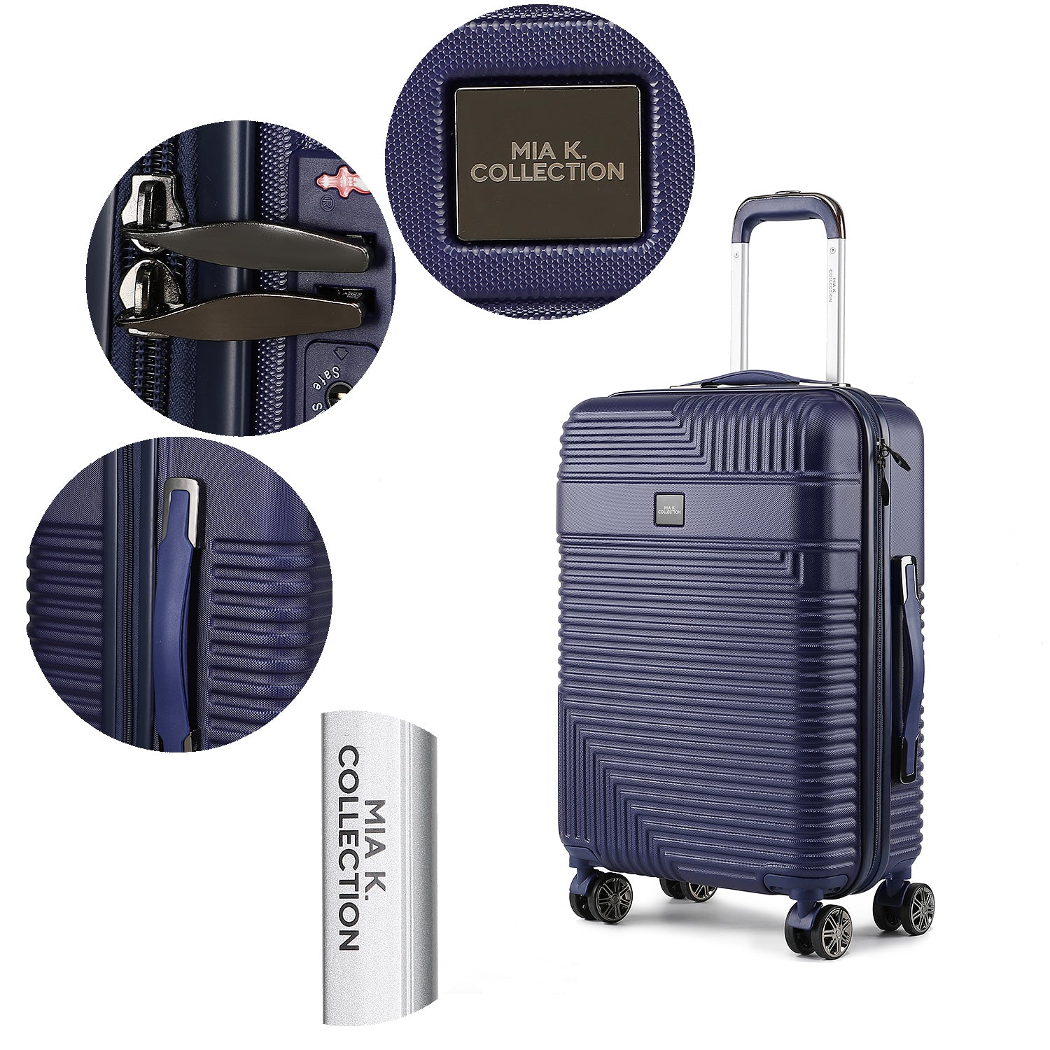 Mykonos Luggage Set with a Medium Carry-on and Small Cosmetic Case