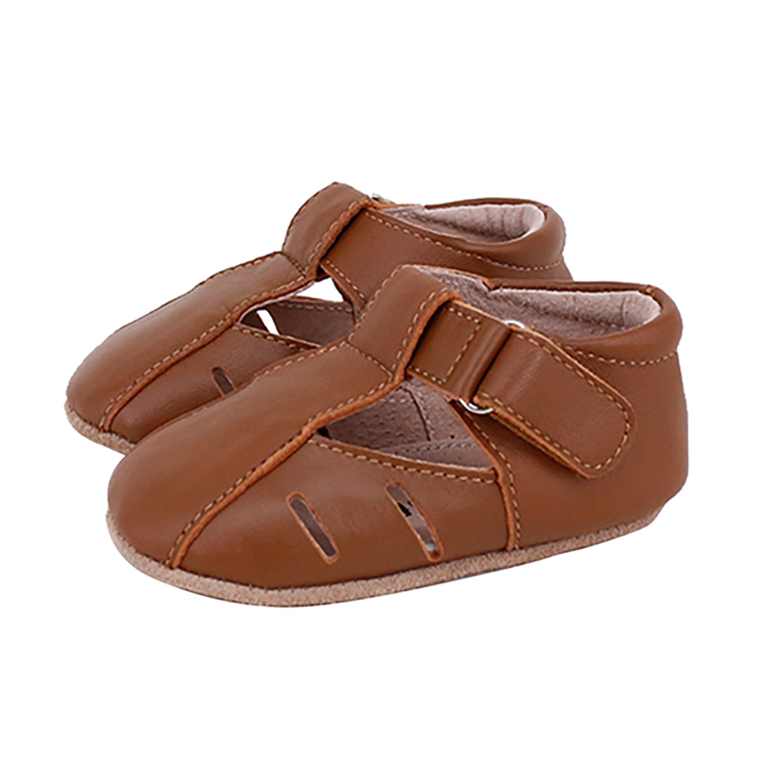 Dakota Baby & Toddler First/Pre Walker Shoes Tan by SKEANIE