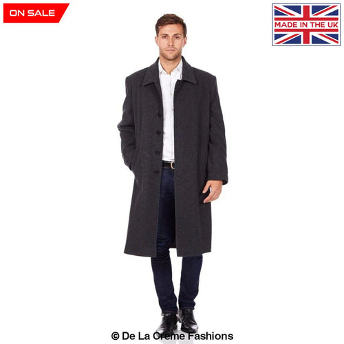 De La Creme MAN - Wool & Cashmere Long Formal Overcoat