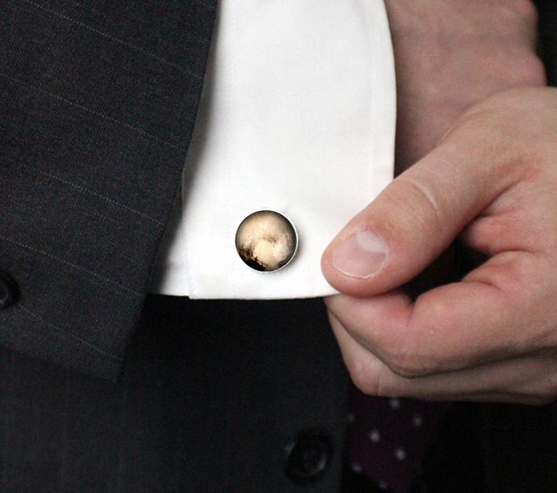 Pluto and Charon Cufflinks