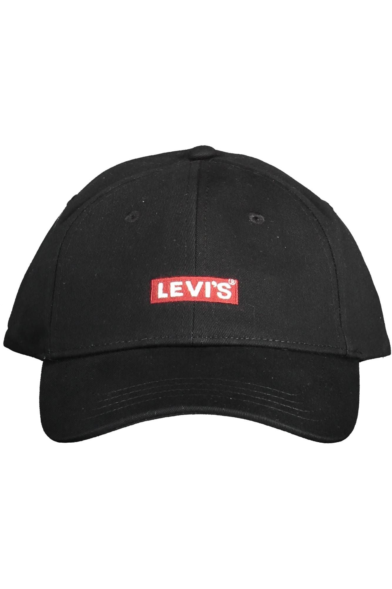 Levi's Black Cotton Hats & Cap