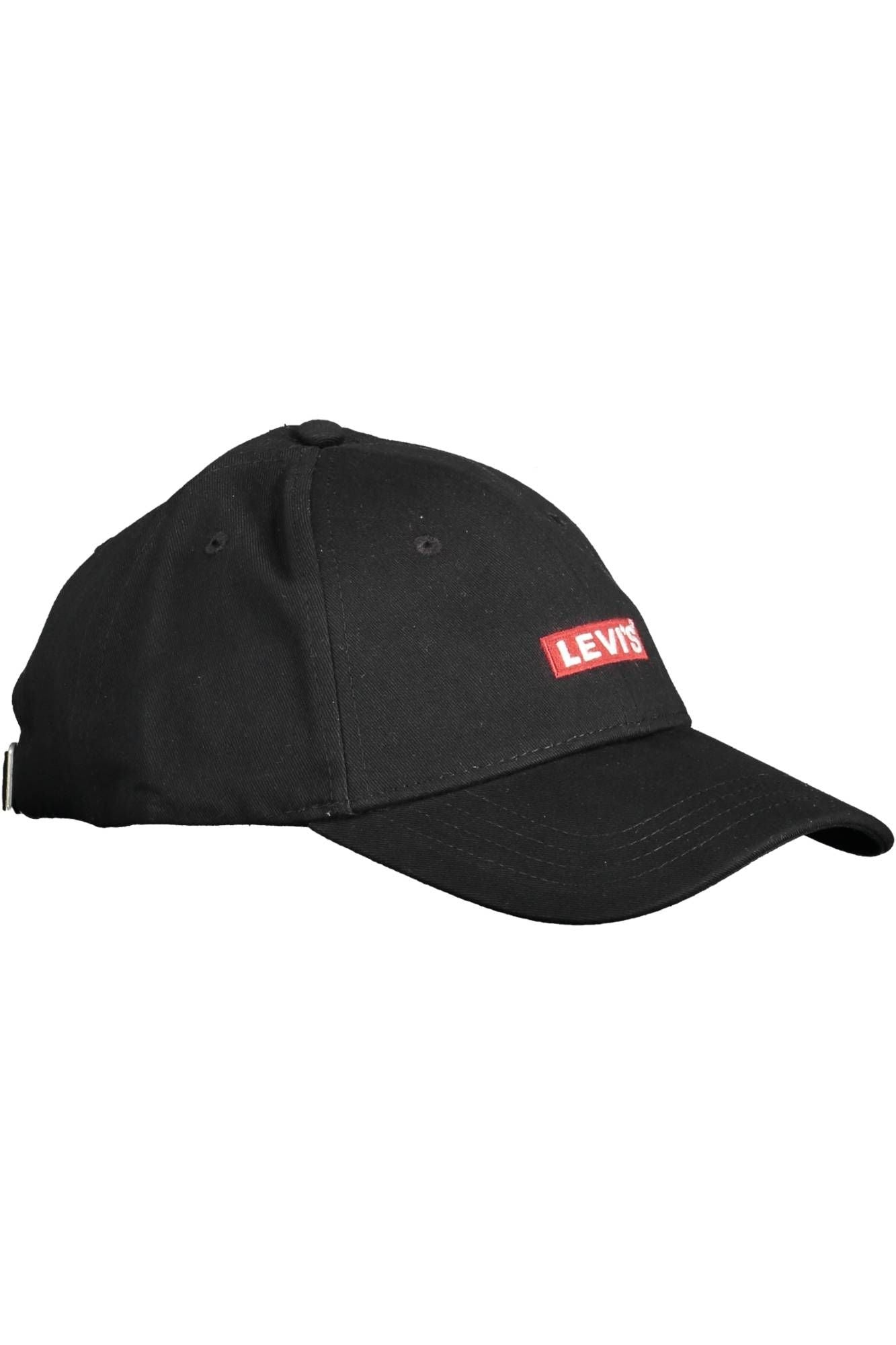 Levi's Black Cotton Hats & Cap