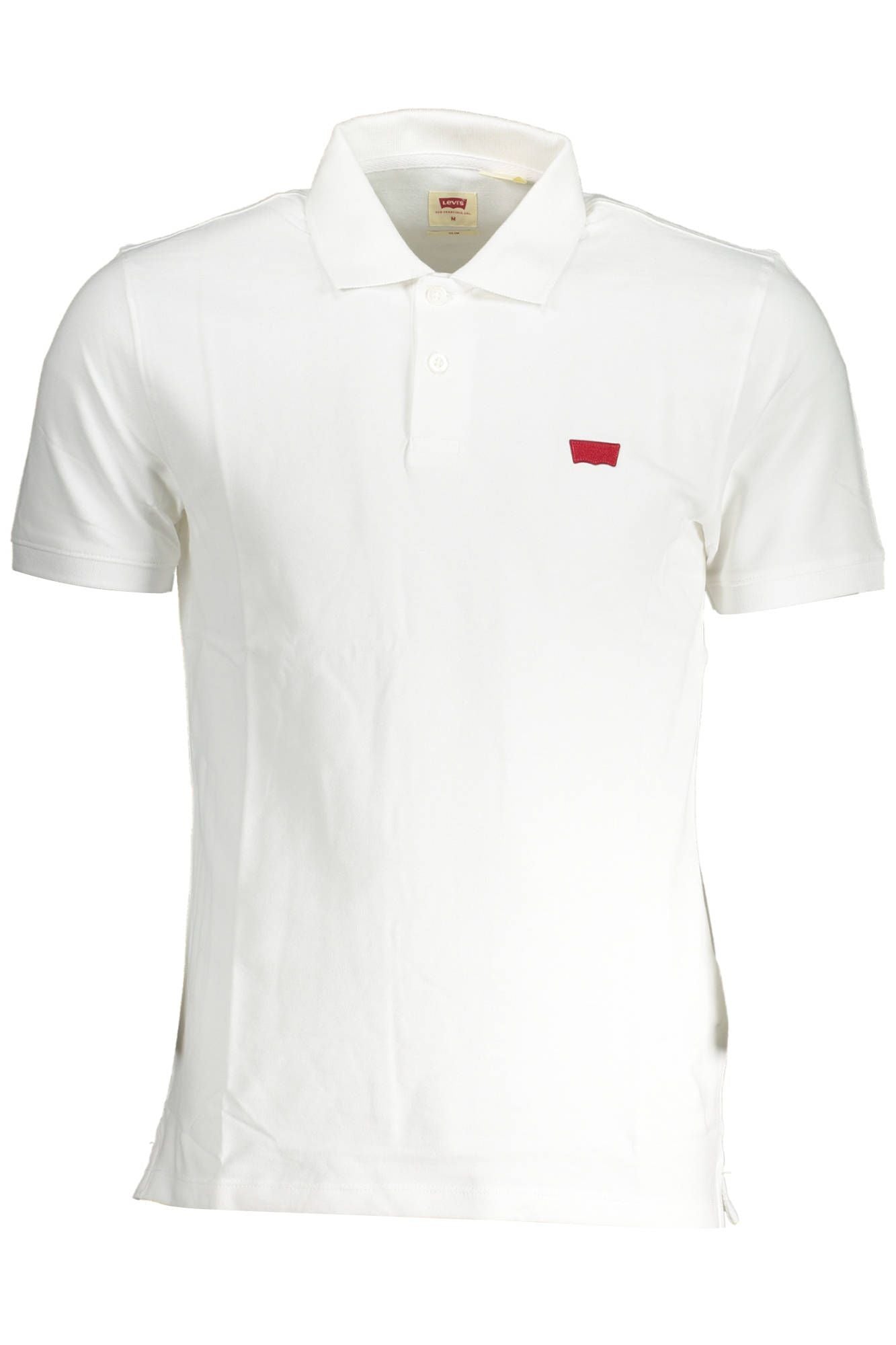 Levi's White Cotton Polo Shirt