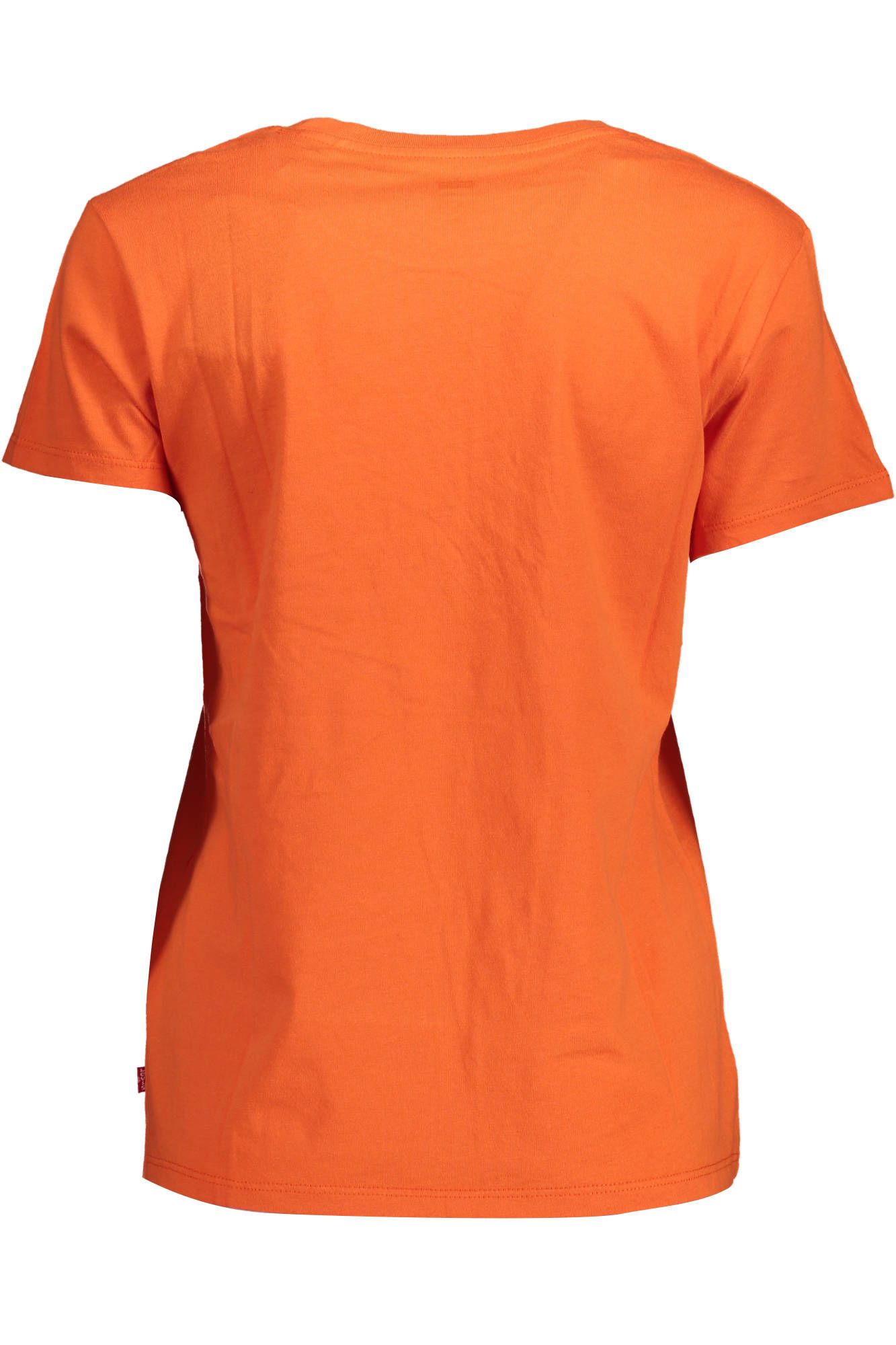 Levi's Orange Cotton Tops & T-Shirt