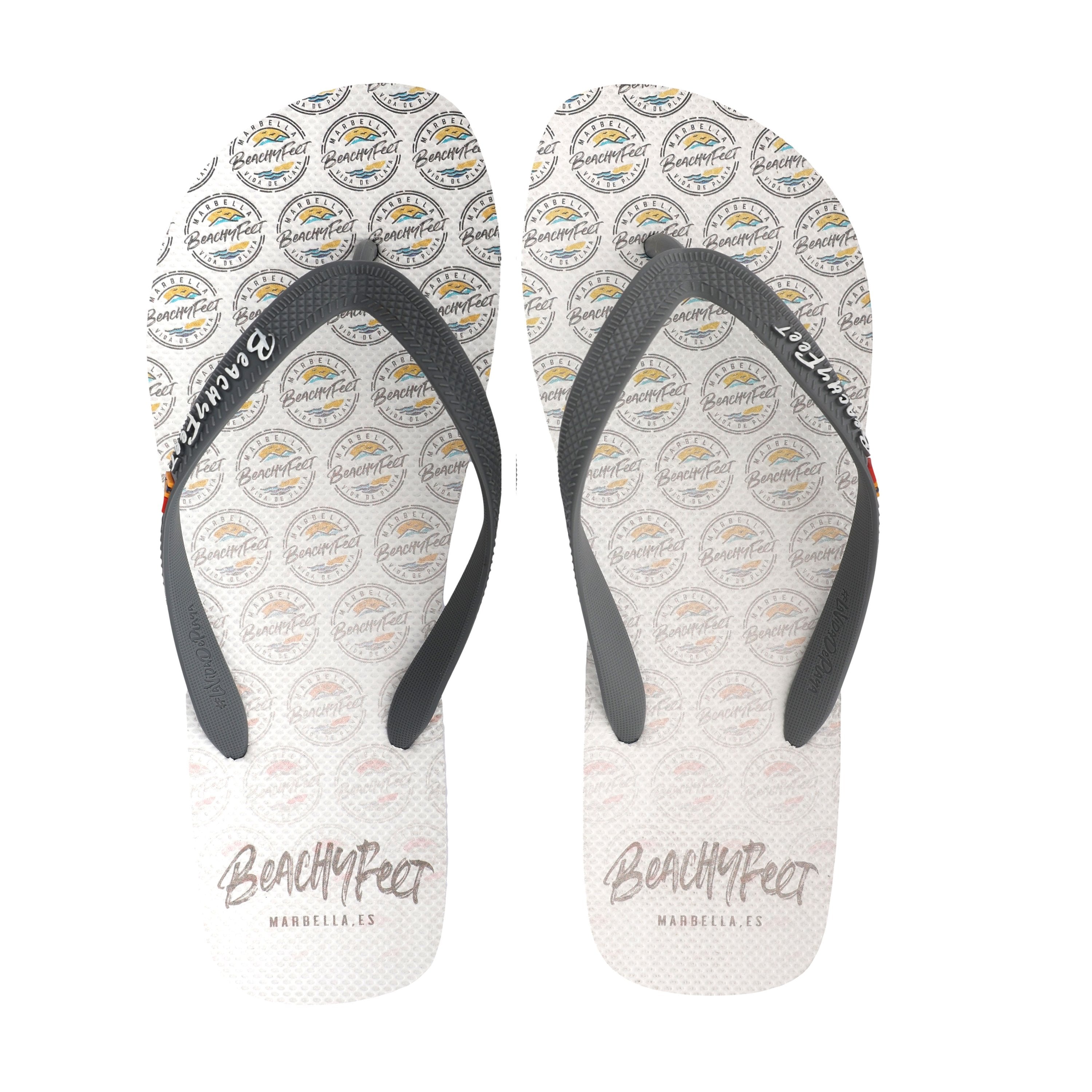 BeachyFeet® - Logo AOP Blanco