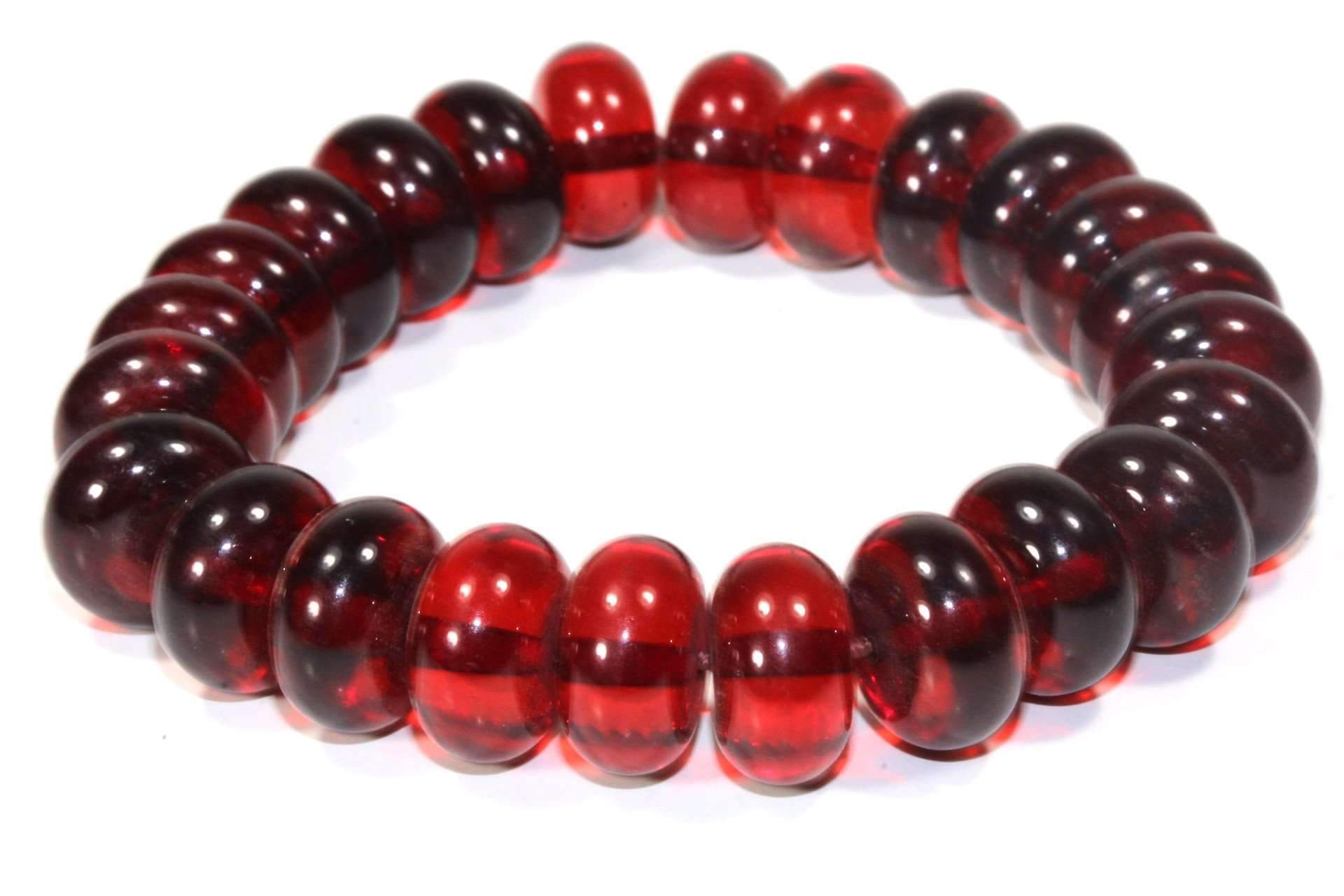 Glowing Wine Amber Red Bracelet-0