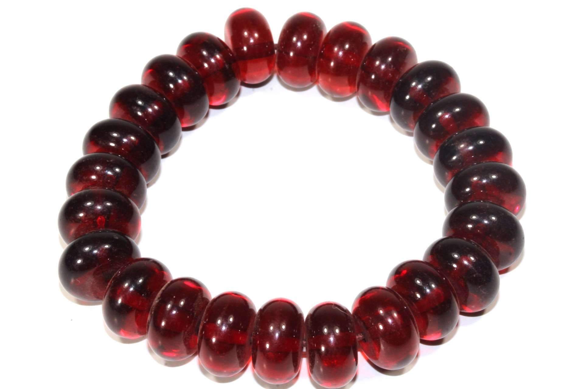 Glowing Wine Amber Red Bracelet-1