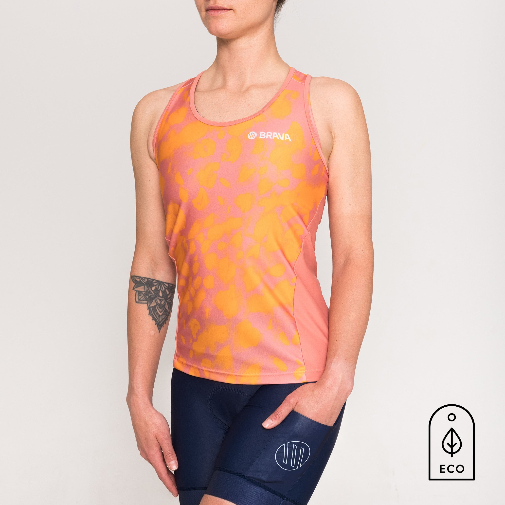 Racerback Tank - Neon Cheetah-1