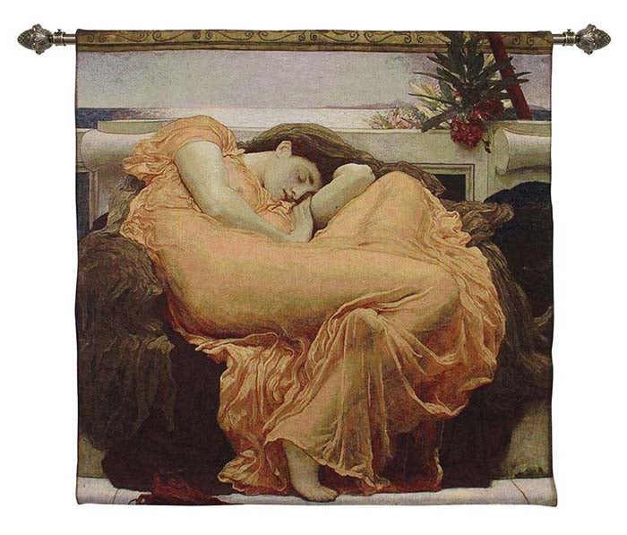 Sir Fredrick Leighton Flaming June - Wall Hanging 100cm x 100cm (120 rod)-0